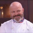 Philippe Etchebest découvre une photo de son enfance dans "Top Chef" (M6) le 7 mars 2018.