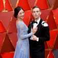 Adam Rippon et Mirai Nagasu à la 90e cérémonie des Oscars le 4 mars 2018 à Los Angeles