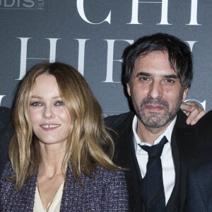 Vincent Macaigne, Vanessa Paradis, Samuel Benchetrit et Bouli Lanners - Avant-première du film "Chien" au cinéma MK2 Bibliothèque à Paris, France, le 5 mars 2018. © Olivier Borde/Bestimage