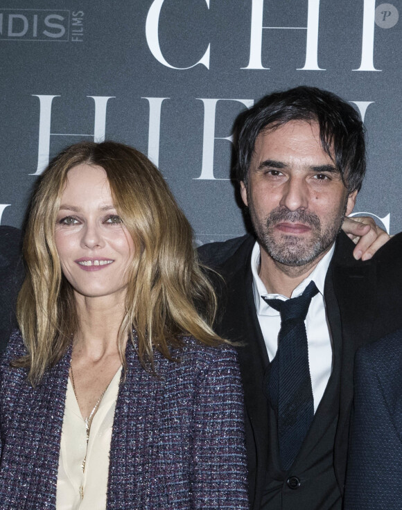 Vincent Macaigne, Vanessa Paradis, Samuel Benchetrit et Bouli Lanners - Avant-première du film "Chien" au cinéma MK2 Bibliothèque à Paris, France, le 5 mars 2018. © Olivier Borde/Bestimage