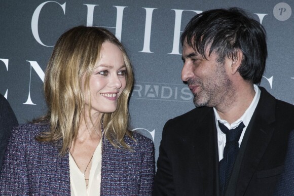 Vanessa Paradis et Samuel Benchetrit - Avant-première du film "Chien" au cinéma MK2 Bibliothèque à Paris, France, le 5 mars 2018. © Olivier Borde/Bestimage