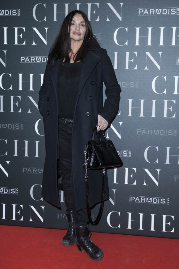 Béatrice Dalle - Avant-première du film "Chien" au cinéma MK2 Bibliothèque à Paris, France, le 5 mars 2018. © Olivier Borde/Bestimage