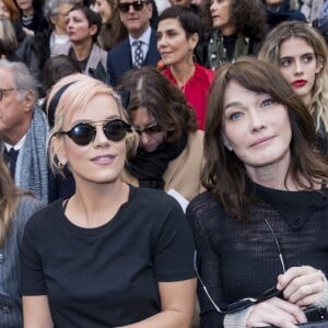 Lily Allen, Carla Bruni Sarkozy - Défilé de mode automne-hiver 2018/2019 "Chanel" au Grand Palais à Paris le 6 mars 2018. © Olivier Borde/Bestimage