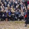 Monique Lang, Alexandra Golovanoff, Peter Marino - Défilé de mode automne-hiver 2018/2019 "Chanel" au Grand Palais à Paris le 6 mars 2018. © Olivier Borde/Bestimage