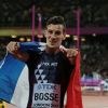 Pierre-Ambroise Bosse champion du monde du 800m aux Championnats du monde d'athlétisme 2017 à Londres le 8 août 2017.