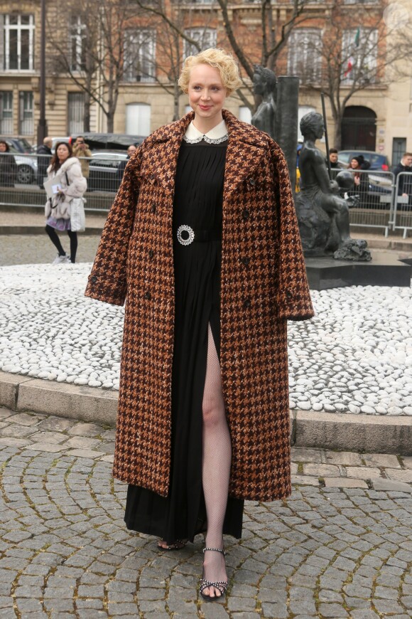 Gwendoline Christie - Arrivées au défilé de mode Miu Miu automne-hiver 2018/2019 au Palais d'Iéna. Paris le 6 juin 2018 © CVS / Veeren / Bestimage