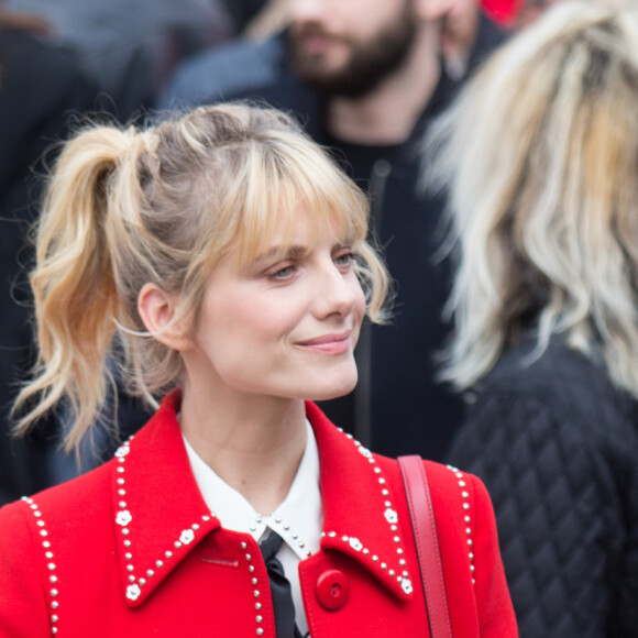 Mélanie Laurent - Arrivées au défilé de mode Miu Miu automne-hiver 2018/2019 au Palais d'Iéna. Paris le 6 juin 2018