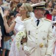 Mariage du prince Albert et de Charlene de Monaco, le 2 juillet 2011.