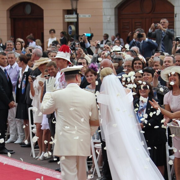 Mariage du prince Albert et de Charlene de Monaco, le 2 juillet 2011.