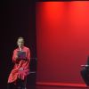 Carole Bouquet, Muriel Robin et Anne Le Nen lors de la représentation de la pièce "Les Monologues du Vagin" à Bobino. Paris, le 8 mars 2018. © Guirec Coadic/Bestimage