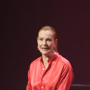 Carole Bouquet lors de la représentation de la pièce "Les Monologues du Vagin" à Bobino. Paris, le 8 mars 2018. © Guirec Coadic/Bestimage08/03/2018 - 