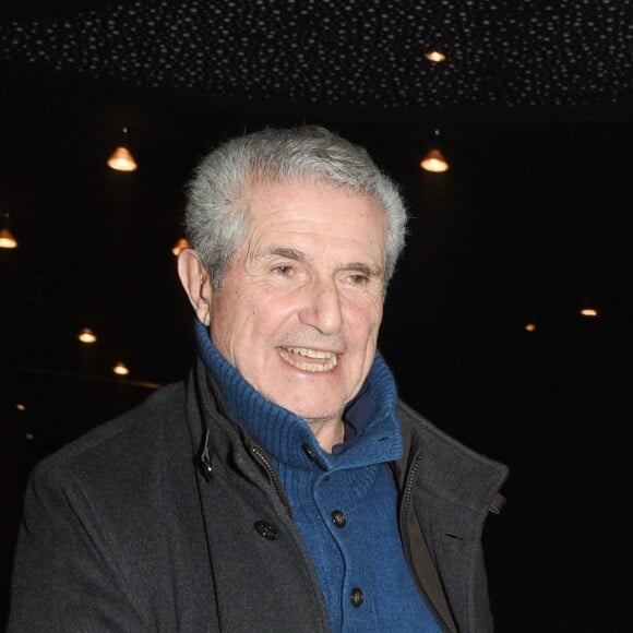 Claude Lelouch et Michel Bouquet lors de la représentation de la pièce "Les Monologues du Vagin" à Bobino. Paris, le 8 mars 2018. © Guirec Coadic/Bestimage