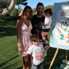Lionel Messi avec sa femme Antonella Roccuzzo et leurs fils Thiago et Mateo lors du 2e anniversaire de Mateo, photo Instagram 11 septembre 2017