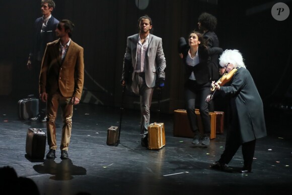 Le spectacle de Catherine Lara et Giuliano Peparini: "Bô, le voyage musical" au théâtre du 13ème Art à Paris, le 8 mars 2018. © CVS/Bestimage08/03/2018 - Paris