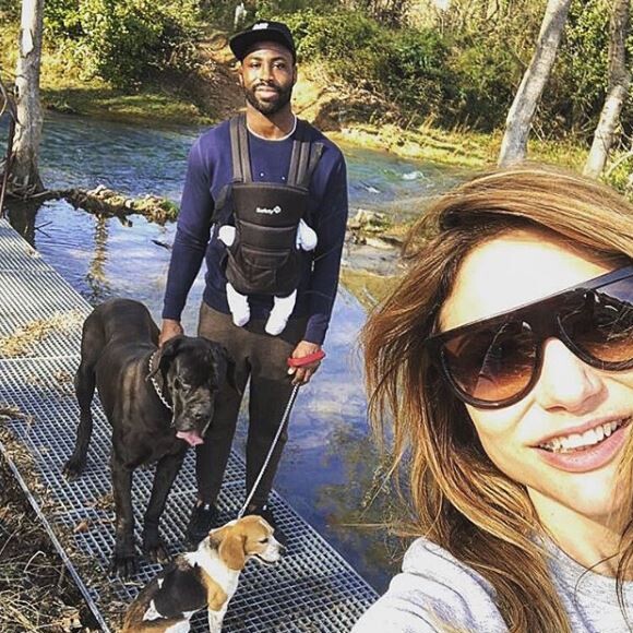 Ariane Brodier, son compagnon Fulgence et leur fils, Instagram, 11 mars 2018