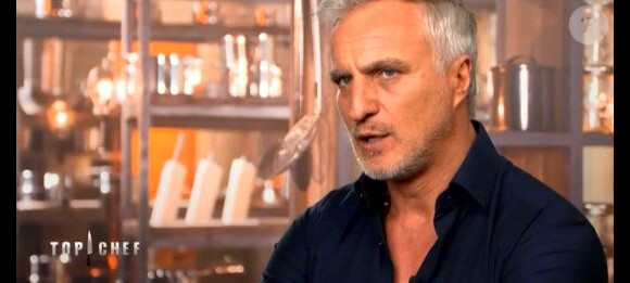 David Ginola dans "Top Chef 2018" (M6) lors de l'épisode 7 diffusé mercredi 14 mars 2018.