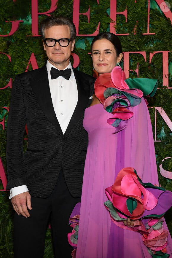 Colin Firth et sa femme Livia Giuggioli Firth - Photocall de la soirée "Green Carpet Fashion Awards" lors de la fashion week de Milan. Le 24 septembre 2017