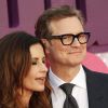 Colin Firth sa femme Livia Firth - Avant-première mondiale du film "Bridget Jones's Baby" au cinéma Odeon Leicester Square à Londres, Royaume Uni, le 5 septembre 2016.