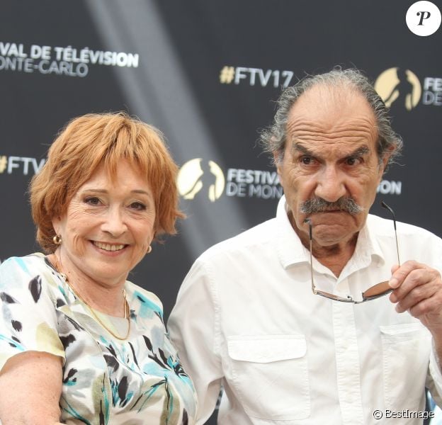 Gérard Hernandez et Marion Game - 57ème Festival de télévision de Monte-Carlo, le 17 juin 2017. © Denis Guignebourg/Bestimage
