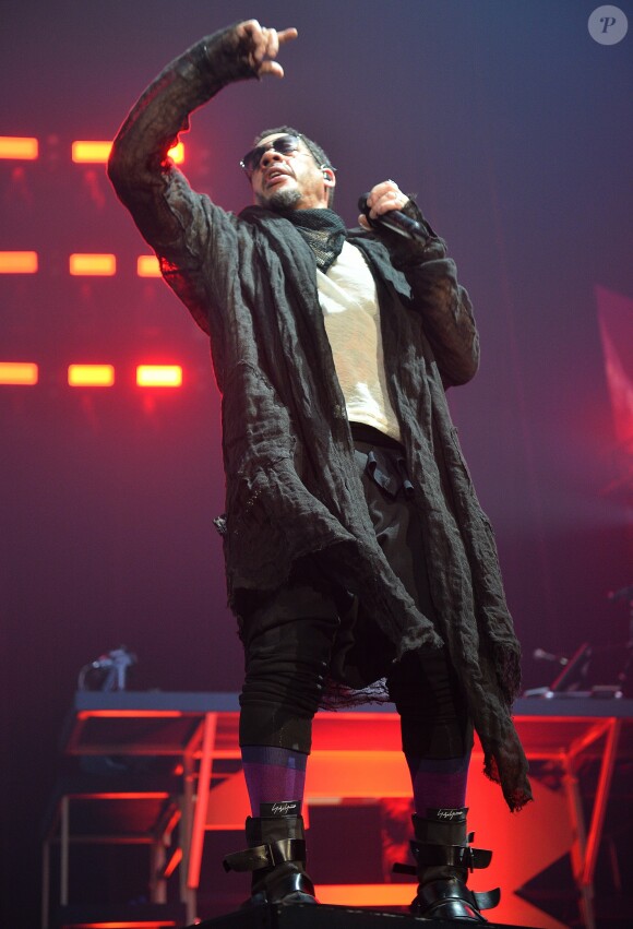 JoeyStarr (Joey Starr) - Concert du groupe Suprême NTM à l'AccorHotels Arena à Paris, France, le 9 mars 2018. © Veeren/Bestimage