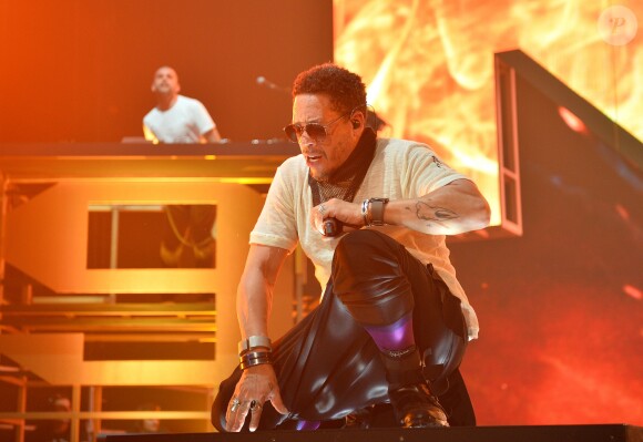 JoeyStarr (Joey Starr) - Concert du groupe Suprême NTM à l'AccorHotels Arena à Paris, France, le 9 mars 2018. © Veeren/Bestimage