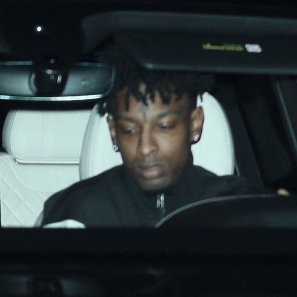 Amber Rose est allée diner avec son compagnon 21 Savage pour la St Valentin au restaurant Nobu à Malibu, le 14 février 2018