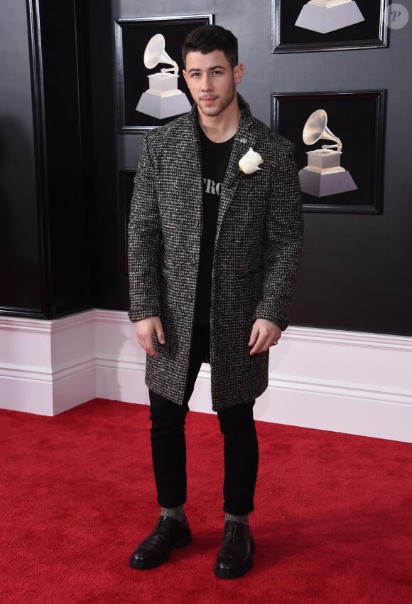 Nick Jonas - 60ème soirée annuelle des Grammy Awards à Madison Square Garden à New York, le 28 janvier 2018 © Chris Delmas/Bestimage