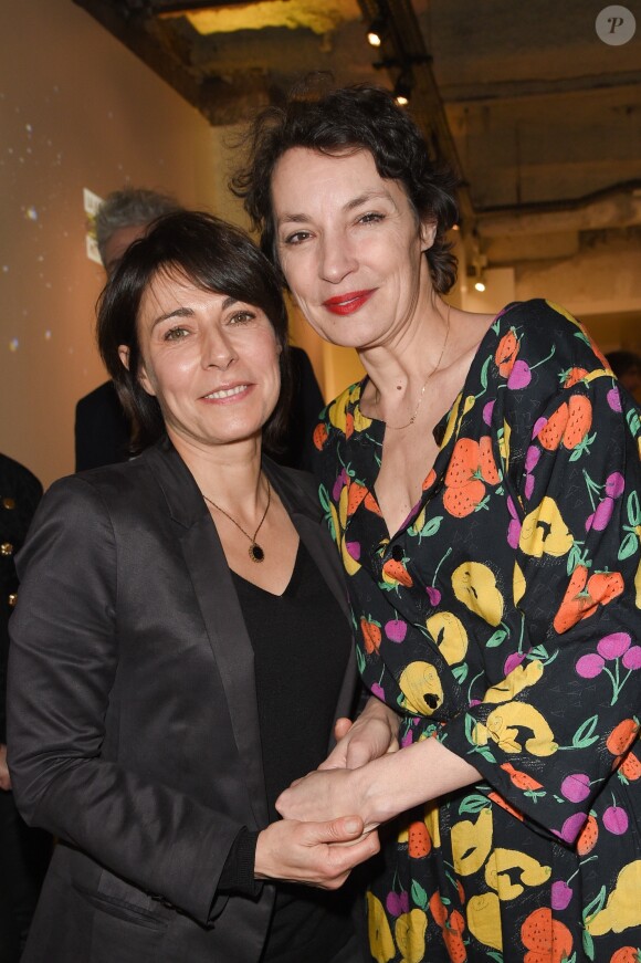 Marilyne Canto et Jeanne Balibar à la soirée d'ouverture de la "Fête du Court Métrage" à Paris, le 14 mars 2018. © Guirec Coadic/Bestimage