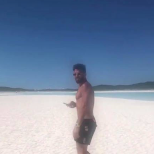 Nabilla amoureuse aux Bahamas, le 17 mai 2018 avec son chéri Thomas.