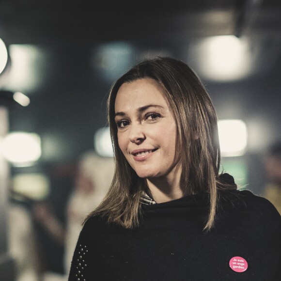 Exclusif - Sandrine Quétier - 6e édition du gala "Toutes les femmes chantent contre le cancer" à l'Olympia à Paris le 5 mars 2018. © Cyril Moreau - Giancarlo Gorassini / Bestimage