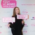 Exclusif - Sandrine Quétier - 6e édition du gala "Toutes les femmes chantent contre le cancer" à l'Olympia à Paris le 5 mars 2018. © Joséphine Royer / Bestimage