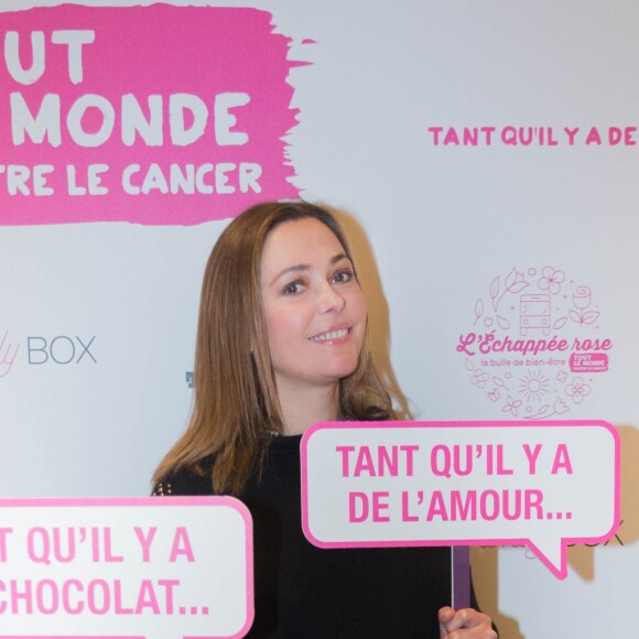 Exclusif - Sandrine Quétier - 6e édition du gala "Toutes les femmes chantent contre le cancer" à l'Olympia à Paris le 5 mars 2018. © Joséphine Royer / Bestimage