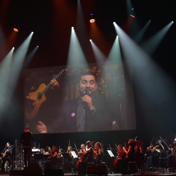 Exclusif - Kendji Girac - Concert de la 6e édition du gala "Toutes les femmes chantent contre le cancer" à l'Olympia à Paris le 5 mars 2018. © Cyril Moreau - Giancarlo Gorassini / Bestimage