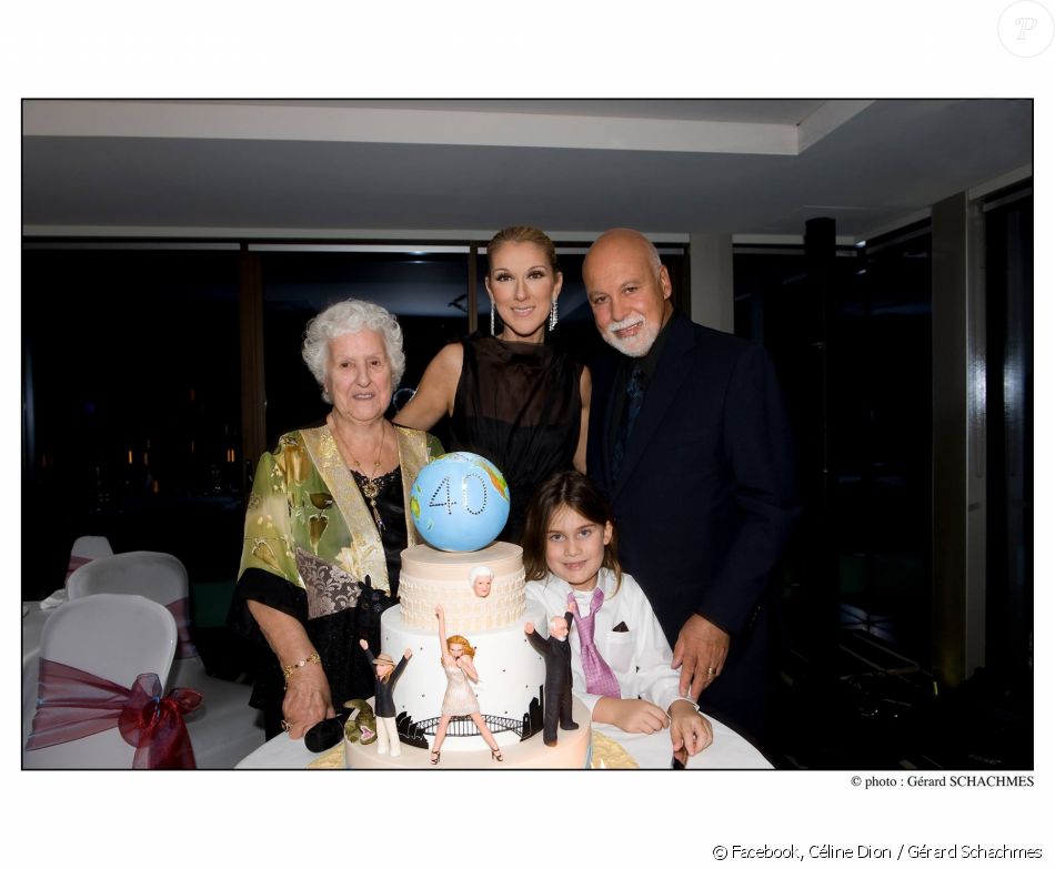 Celine Dion Fete Ses 40 Ans Avec Rene Angelil Rene Charles Et Therese Dion En 08 Purepeople Celine Dion Fete Ses 40 Ans Avec Rene Angelil Rene Charles Et Therese Dion En 08 Purepeople