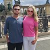 Tiffany Trump et son ex-chéri Ross Mechanic, en Italie, en juillet 2017.
