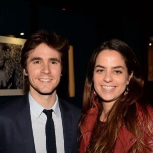 Exclusif - Anouchka Delon et son compagnon Julien Dereims - Vernissage de l'exposition "Les couples Mythiques - Amours sous les projecteurs" à l'hôtel Roch à Paris le 6 février 2018. © Rachid Bellak/Bestimage