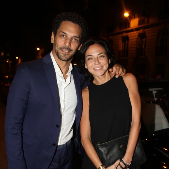 Tomer Sisley et Sandra de Matteis - Soirée Citroën e-Méhari Styled by Courrèges à Paris, France, le 26 septembre 2017. © Philippe Baldini/Bestimage