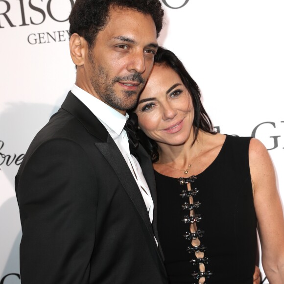Tomer Sisley et Sandra de Matteis - Photocall de la soirée de Grisogono "Love On The Rocks" à l'hôtel Eden Roc au Cap d'Antibes lors du 70 ème Festival International du Film de Cannes. Le 23 mai 2017.
