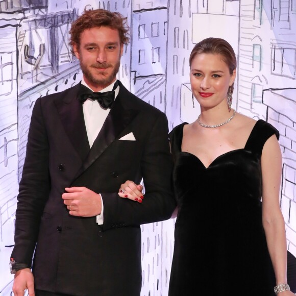 Beatrice Borromeo est apparue enceinte de son deuxième enfant avec son mari Pierre Casiraghi lors du 64e Bal de la Rose au Sporting Monte-Carlo à Monaco le 24 mars 2018 © Olivier Huitel / Pool Restreint Monaco / Bestimage