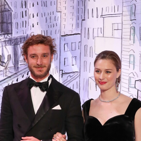 Beatrice Borromeo est apparue enceinte de son deuxième enfant avec son mari Pierre Casiraghi lors du 64e Bal de la Rose au Sporting Monte-Carlo à Monaco le 24 mars 2018 © Olivier Huitel / Pool Restreint Monaco / Bestimage