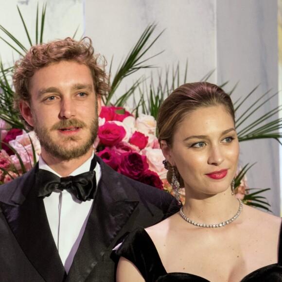 Beatrice Borromeo est apparue enceinte de son deuxième enfant avec son mari Pierre Casiraghi lors du 64e Bal de la Rose au Sporting Monte-Carlo à Monaco le 24 mars 2018 © Pierre Villard / Palais Princier / SBM via Bestimage