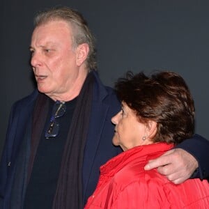 Herbert Léonard et sa femme Cléo (Chantal Rousselot) - Avant-première du film "Les dents, pipi et au lit" au cinéma UGC Ciné Cité Les Halles à Paris, France, le 27 mars 2018. © Veeren/Bestimage