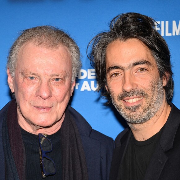 Herbert Léonard et Emmanuel Gillibert (réalisateur) - Avant-première du film "Les dents, pipi et au lit" au cinéma UGC Ciné Cité Les Halles à Paris, France, le 27 mars 2018. © Veeren/Bestimage