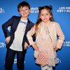 Timéo Bolland et Saskia de Melo Dillais - Avant-première du film "Les dents, pipi et au lit" au cinéma UGC Ciné Cité Les Halles à Paris, France, le 27 mars 2018. © Veeren/Bestimage  Celebs attending the "Les dents, pipi et au lit" Premiere at Cine Cite Les Halles à Paris, France, on March 27, 2018.27/03/2018 - Paris