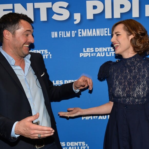 Louise Bourgoin et Arnaud Ducret - Avant-première du film "Les dents, pipi et au lit" au cinéma UGC Ciné Cité Les Halles à Paris, France, le 27 mars 2018. © Veeren/Bestimage