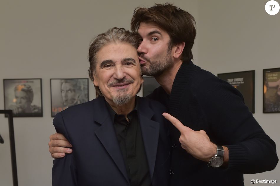 Exclusif - Serge Lama et son fils Frédéric - Backstage du concert de