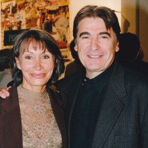 Serge Lama et sa femme Michèle le 24 septembre 1998