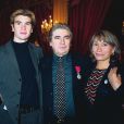 Serge Lama, sa femme Michèle et leur fils Frédéric en 2000.