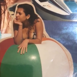 Kim Kardashian se replonge dans les photos de son adolescence. Story Instagram du 27 mars 2018.