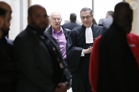 L'avocat de Laeticia Hallyday Ardavan Amir-Aslani lors de l'audience du procès de l'héritage de Johnny Hallyday au tribunal de Nanterre le 30 mars 2018 © Stéphane Lemouton / Bestimage 30/03/2018 - 